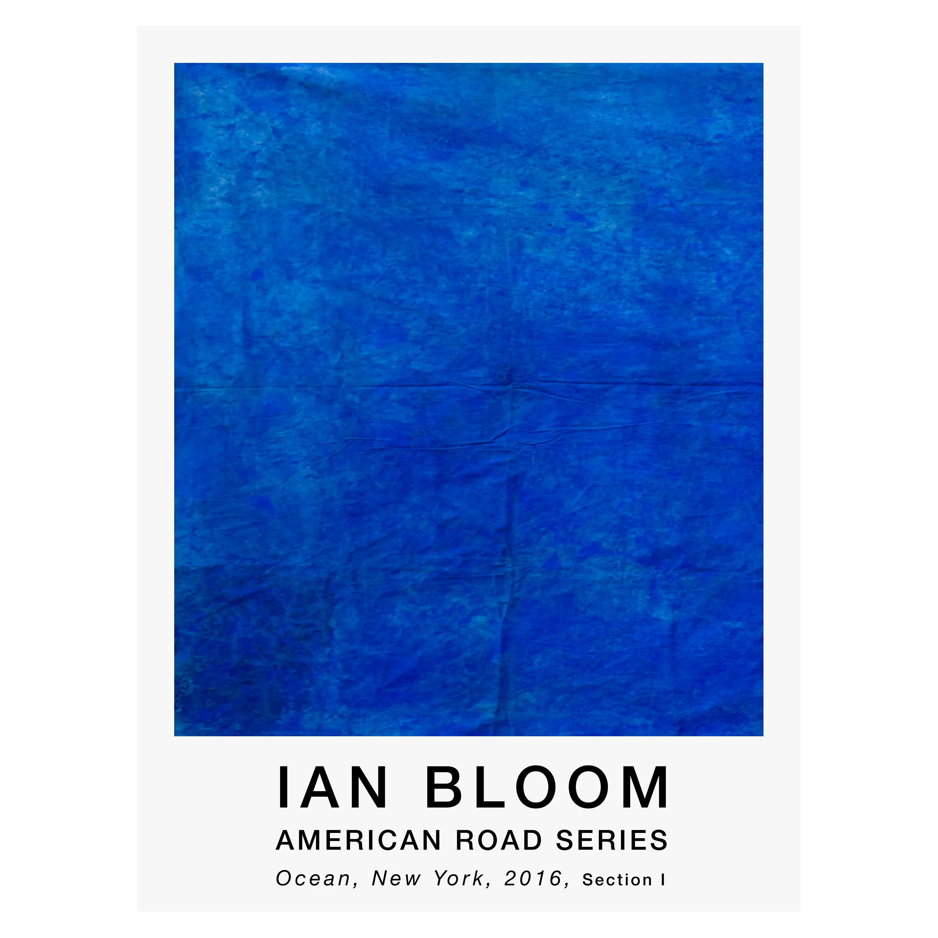 Ocean, New York, 2016, Section I poster by Ian Bloom