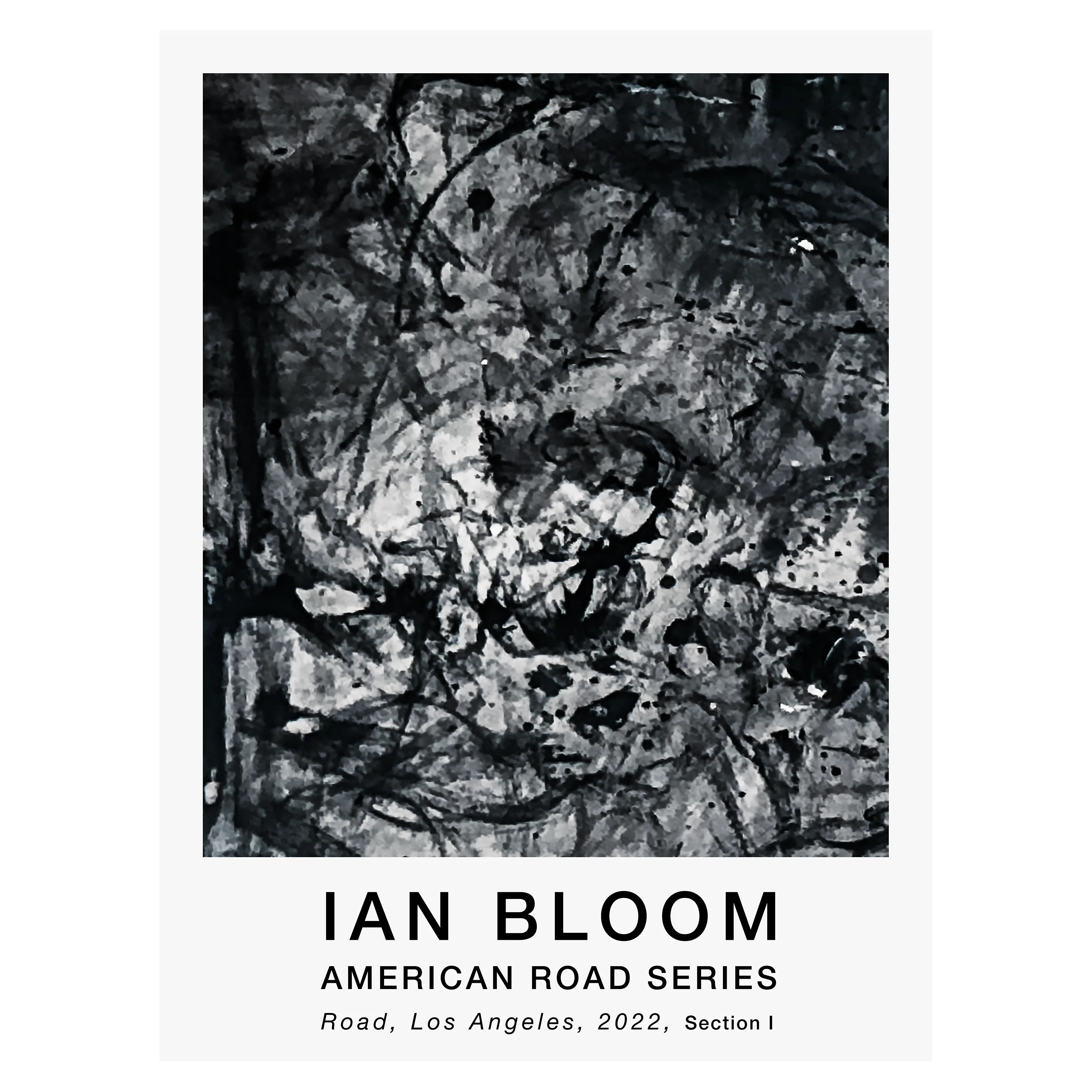 Road, Los Angeles, 2022, Section I poster by Ian Bloom