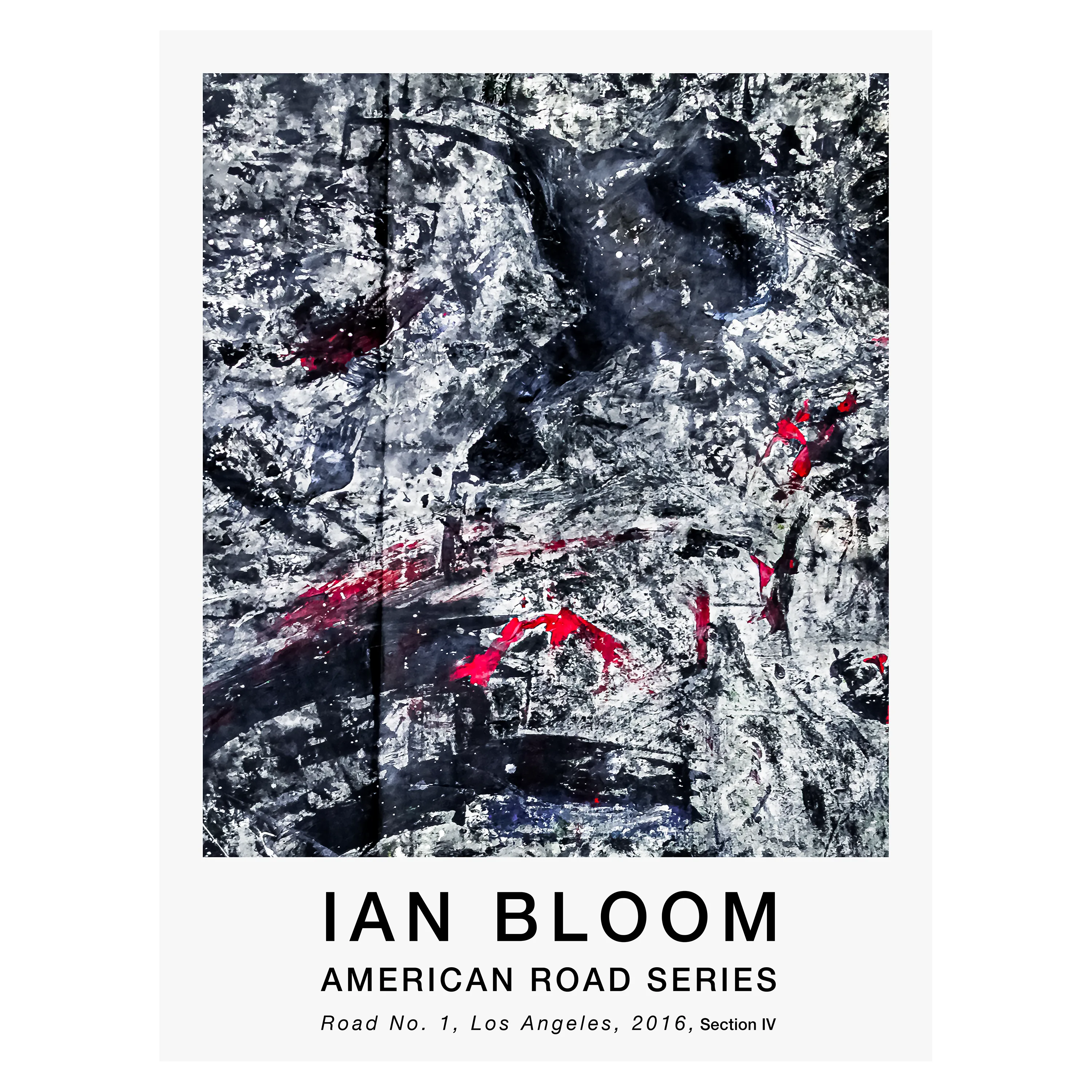 Road No. 1, Los Angeles, 2016, Section IV poster by Ian Bloom