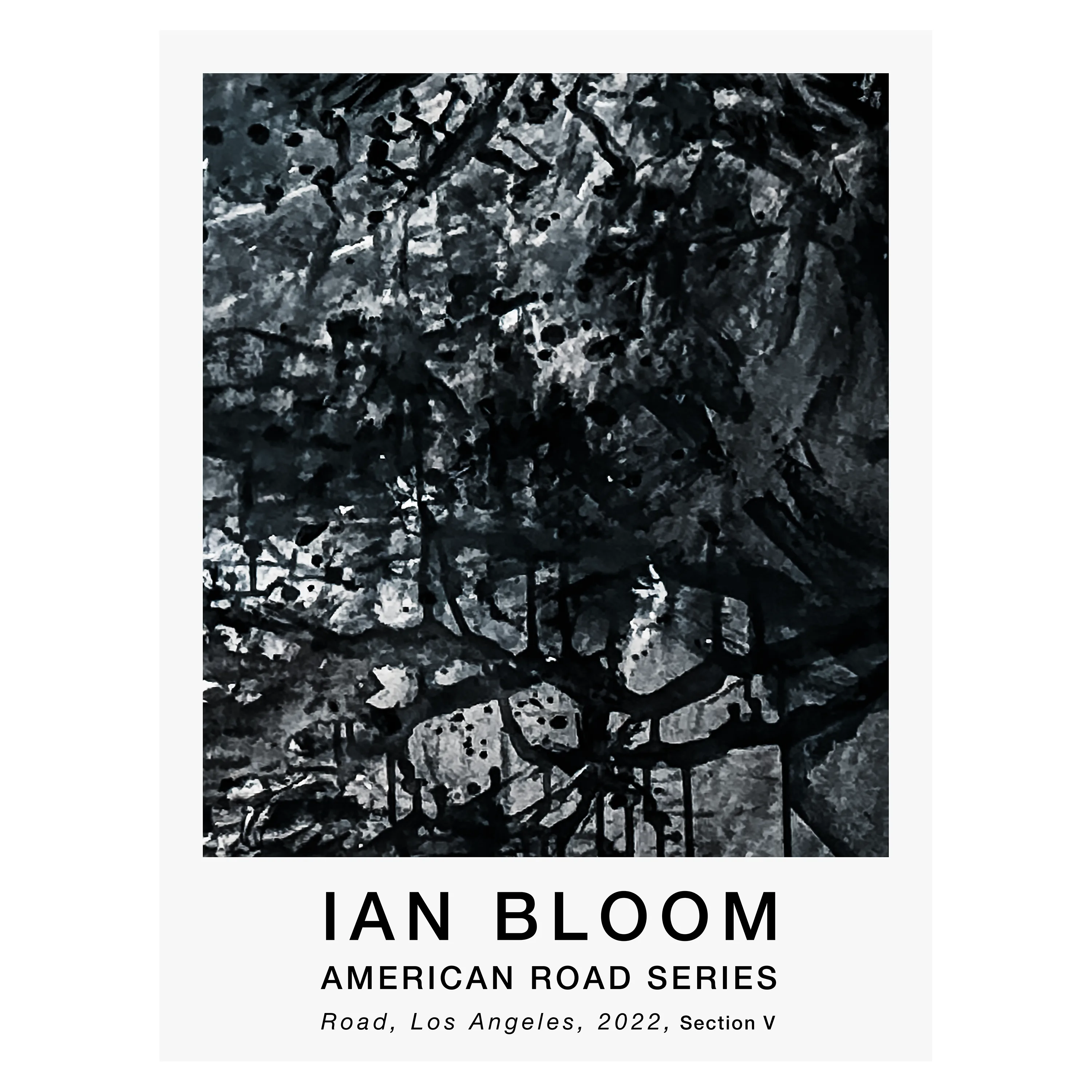 Road, Los Angeles, 2022, Section V poster by Ian Bloom