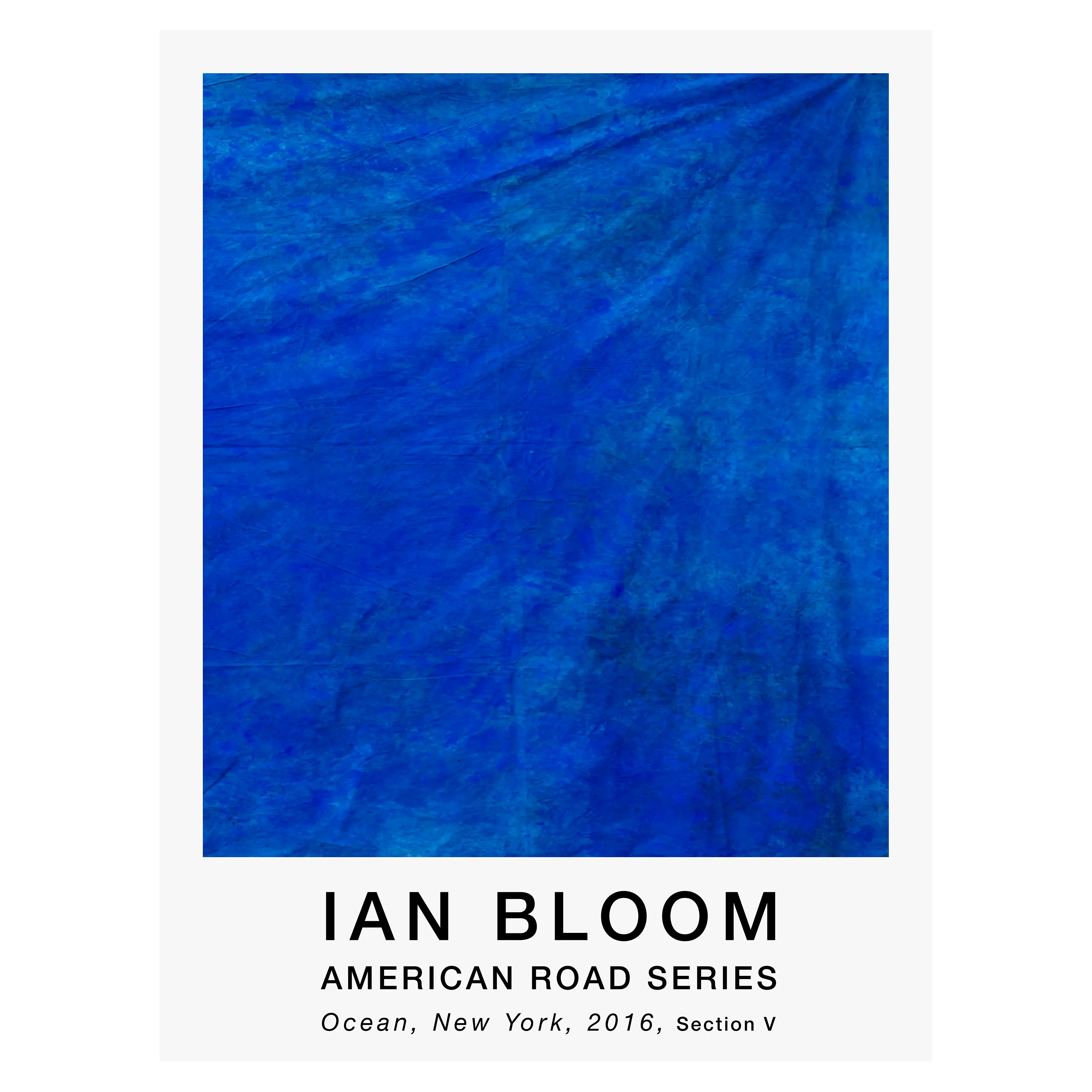 Ocean, New York, 2016, Section V poster by Ian Bloom