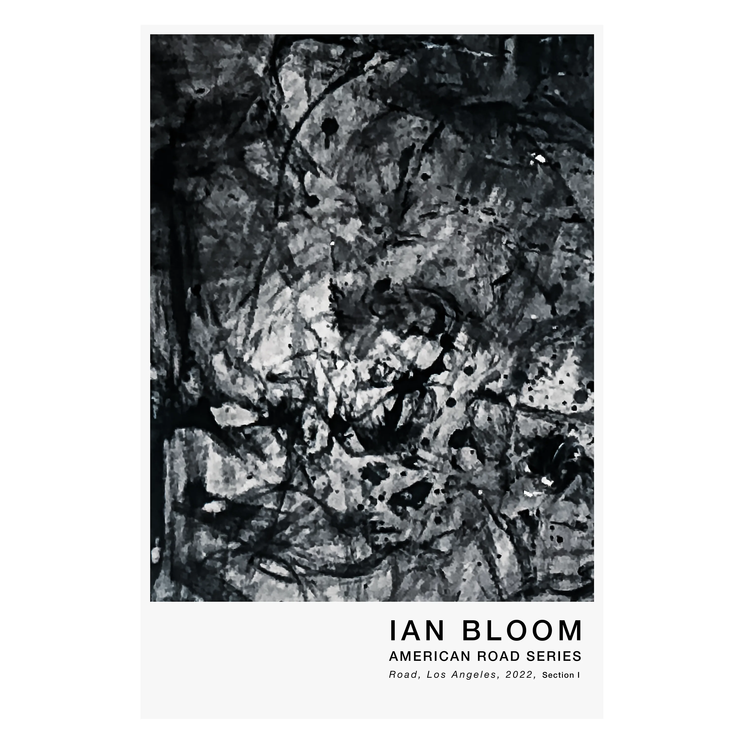 Road, Los Angeles, 2022, Section I poster by Ian Bloom