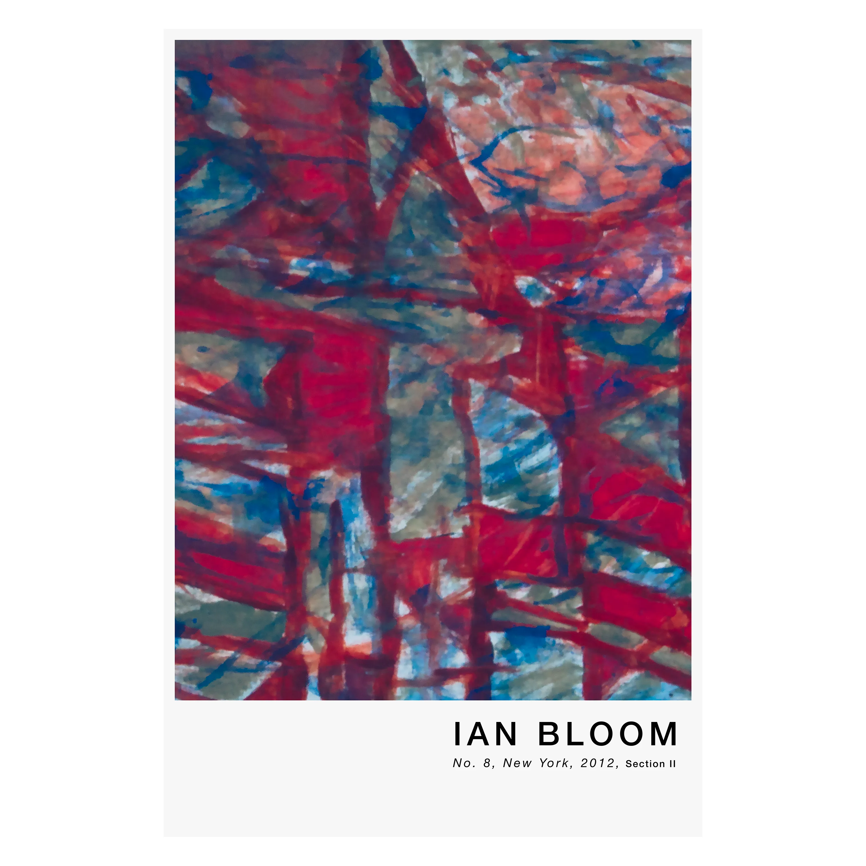 No. 8, New York, 2012, Section II poster by Ian Bloom