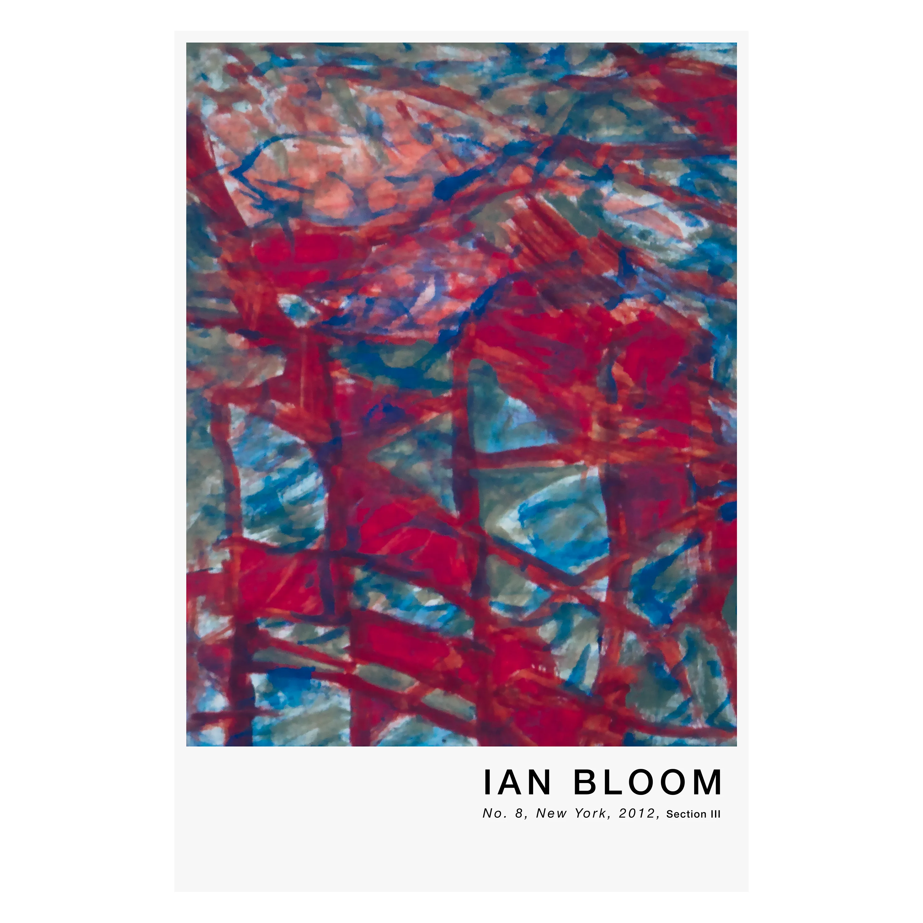 No. 8, New York, 2012, Section III poster by Ian Bloom