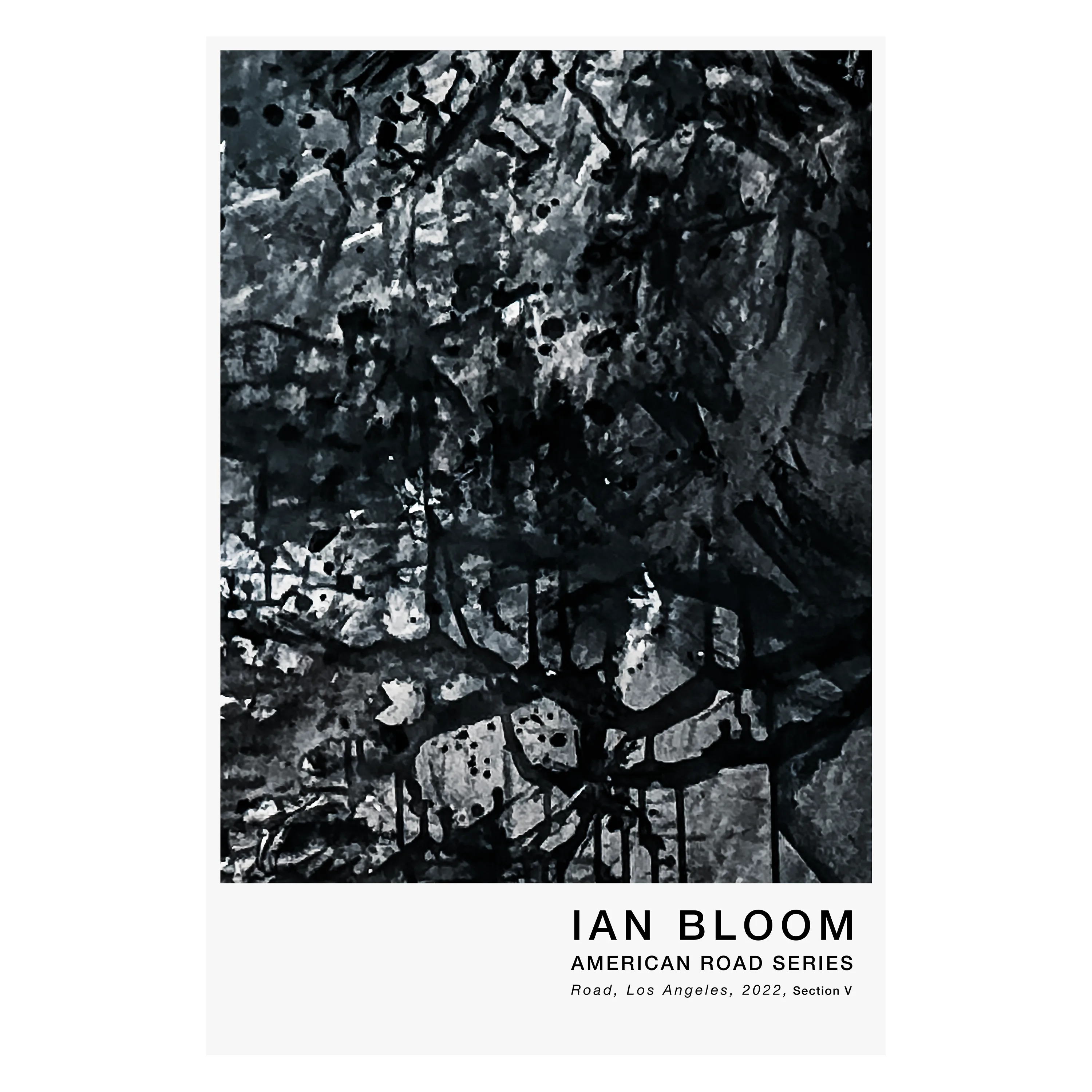 Road, Los Angeles, 2022, Section V poster by Ian Bloom