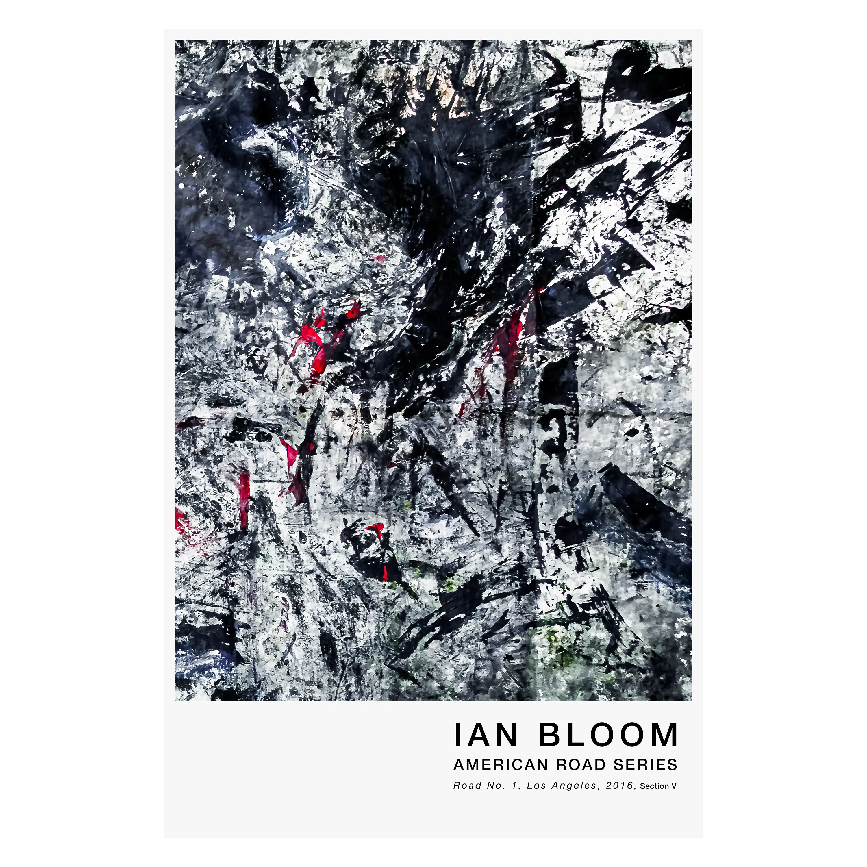 Road No. 1, Los Angeles, 2016, Section V poster by Ian Bloom